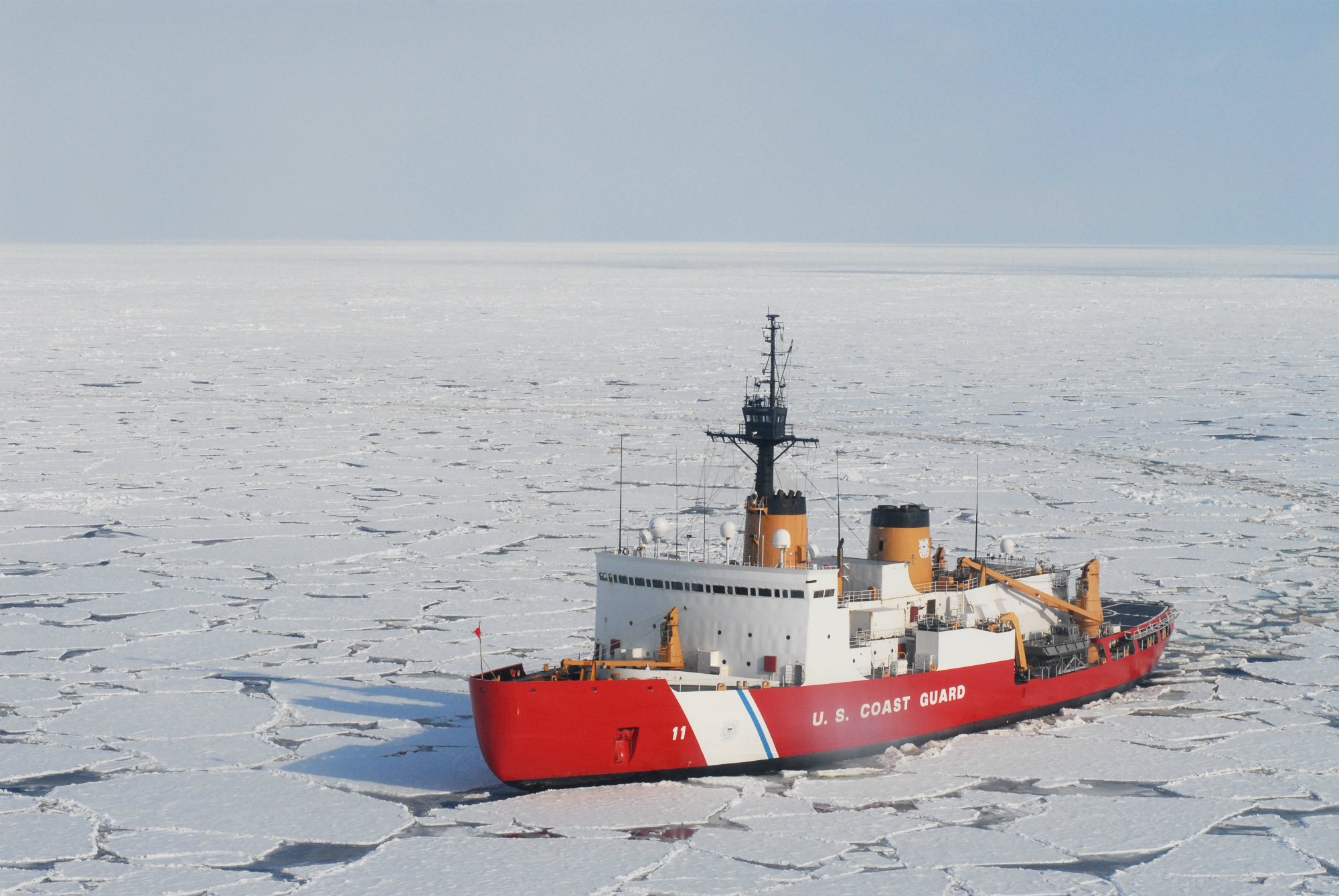 USCGC Polar Sea, one of 3 U.S. icebreakers