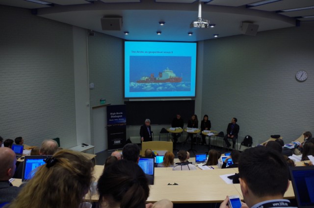 Attendees at the High North Dialogue gather to discuss the Arctic. Photo: Mia Bennett